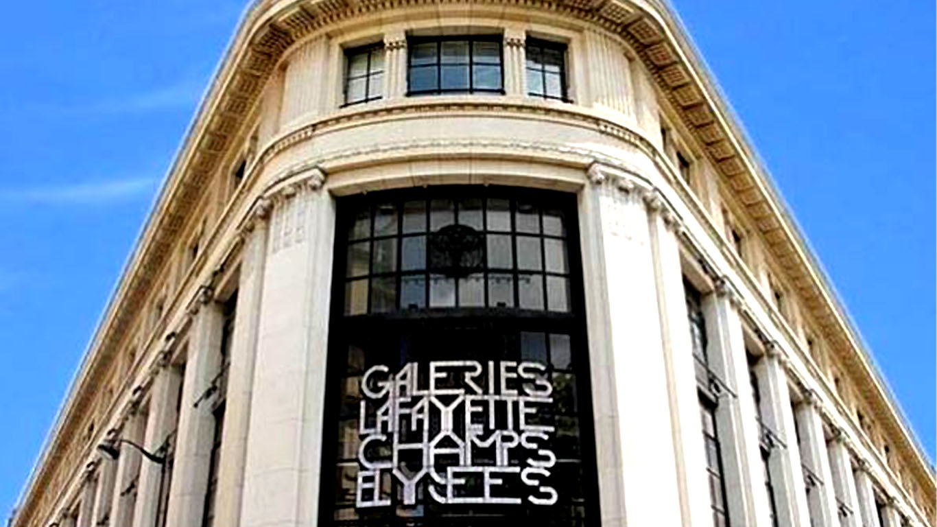 gallerias lafayette champ elysees exterior