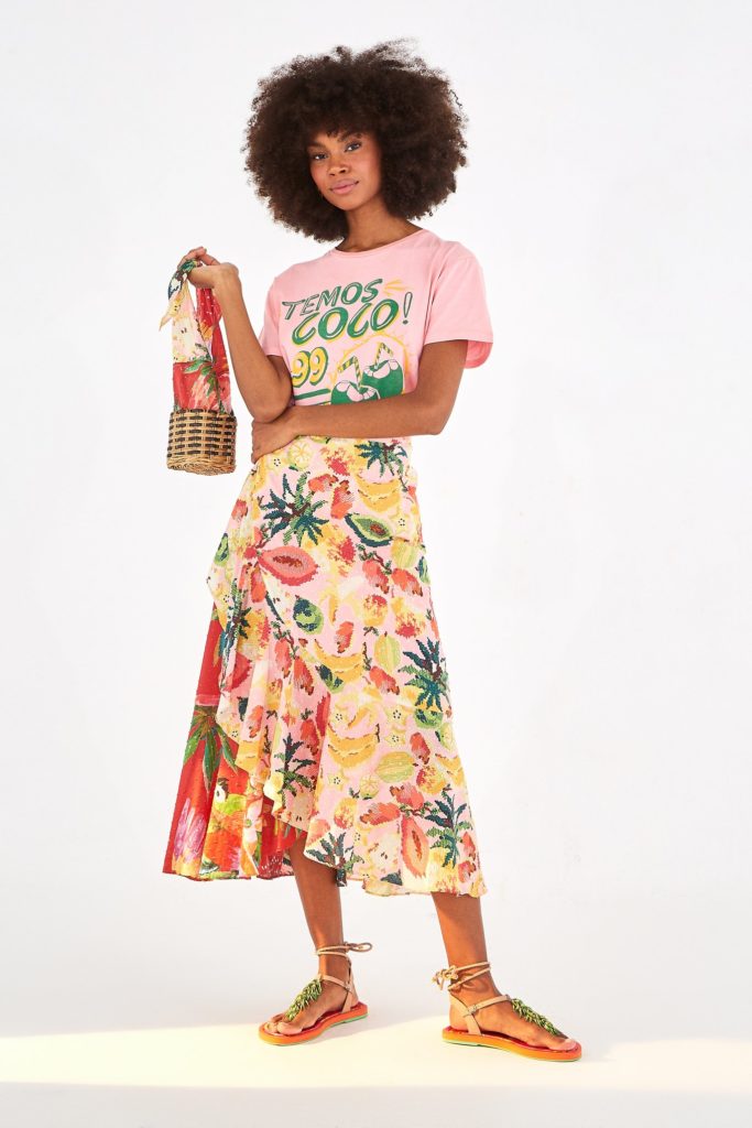 Macaw Mix Wrap Skirt