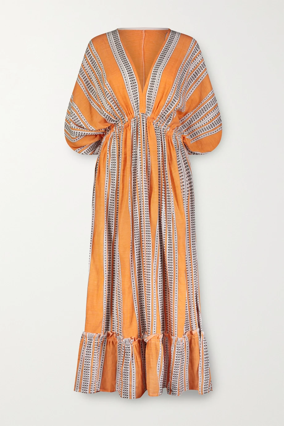 orange amira maxi dress