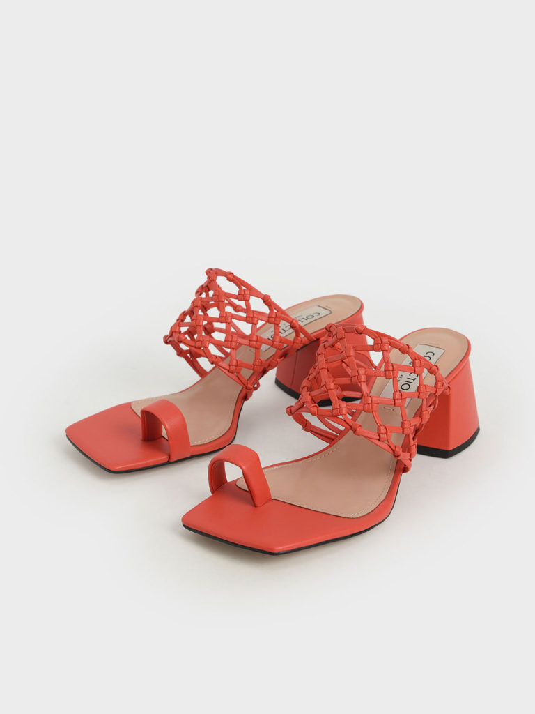 Charles Keith toe ring sandals