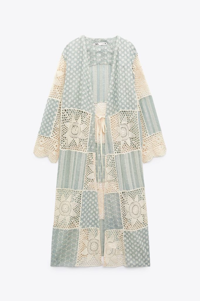 crocheted limited edition kimono