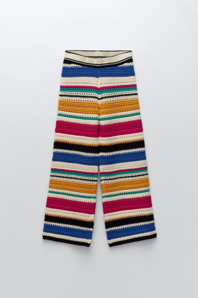 Zara Multi Colored Knit Pants