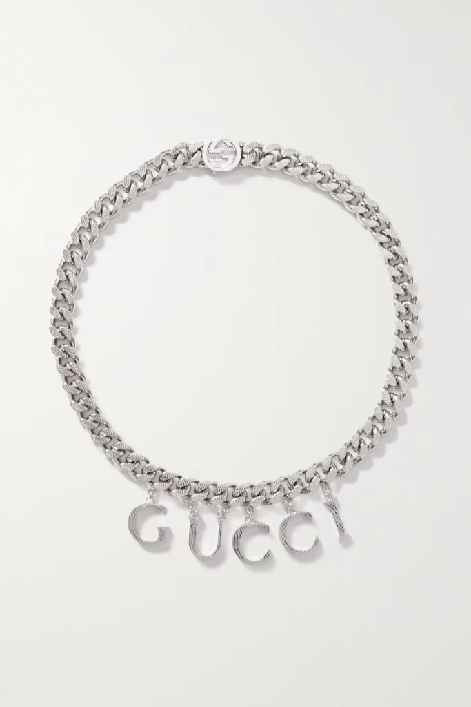 Gucci Silvertone Necklace