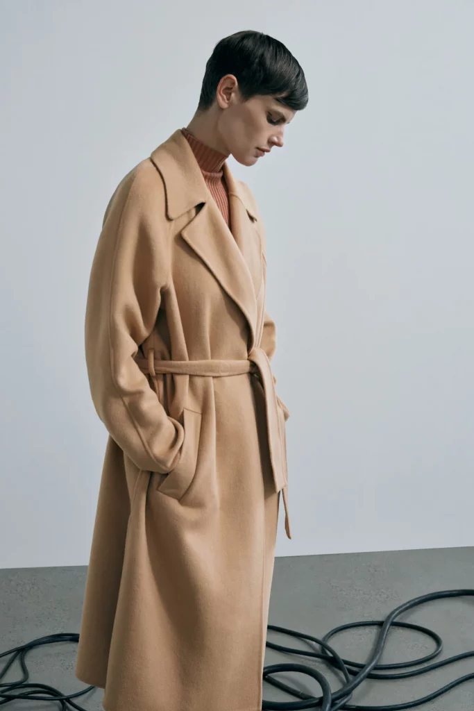 Zara Belted Wool Blend Coat Limited Edition