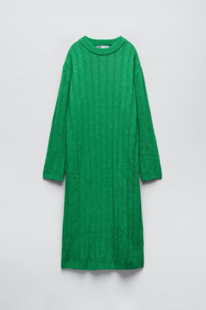 Zara Ribbed Knit Dress